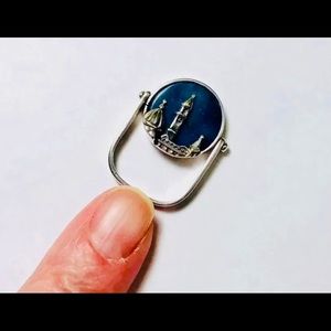 Sterling Silver Cathedral ring